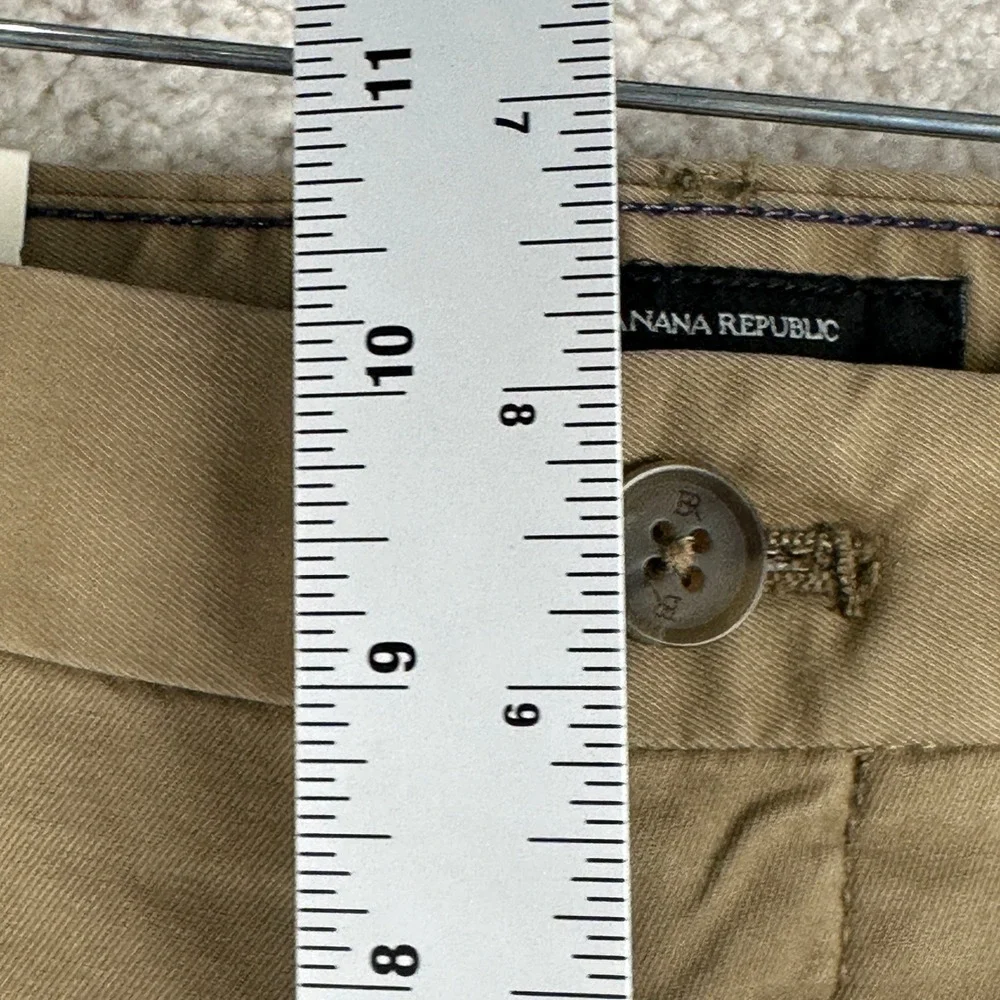 Banana Republic Lived-In Athletic Chino Pants Mens 30x30 Khaki Stretch Casual